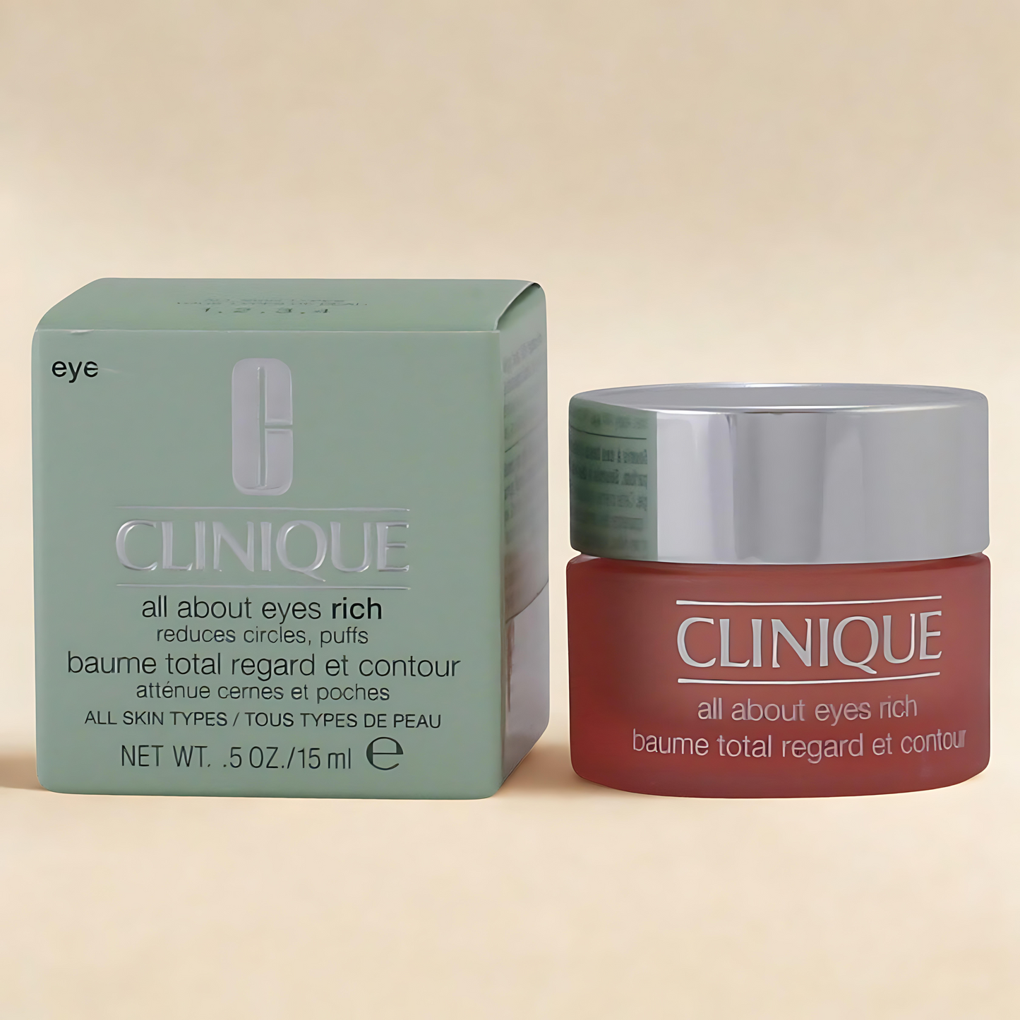 Eye Area Cream Clinique All About Eyes (15 ml)